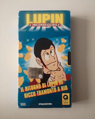 VHS Lupin III Ricco tramonto a Rio