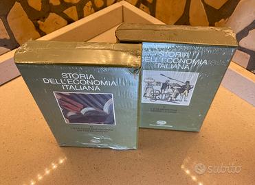 Storia dell’economia italiana, due volumi Einaudi