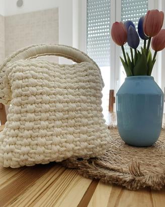 Borse crochet (punto canestro)🌸