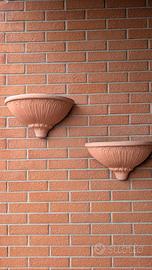 coppia fioriere da muro