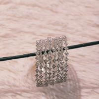 Bracciali Argento con Strass Eleganti Donna