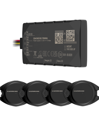 GPS con 4 sonde di temperatura e umidità wireless