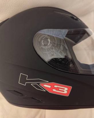 Casco AGV K3 integrale S 55 - 56 nero come nuovo