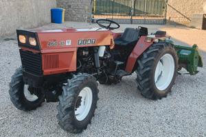 Trattore fiat 460 DT frutteto con Fresa Celli