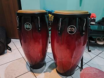 Set Congas Meinl Headliner con supporti e custodie