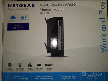 MODEM ROUTER NETGEAR 300 Adsl2+