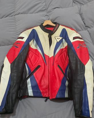 Giacca moto dainese in pelle tg 52