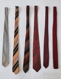 Cravatte vintage anni '70/'80