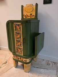 comodino anni 40 con dècoupage