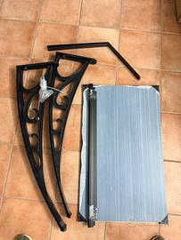 Tettoia ingresso in policarbonato