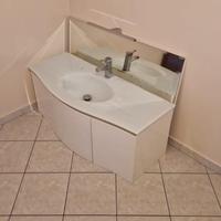 Mobile bagno sospeso con specchio 