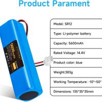 2 BATTERIE DI RICAMBIO CITYORK 14.4V 5600mAh