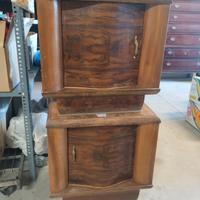 coppia comodini art decò 