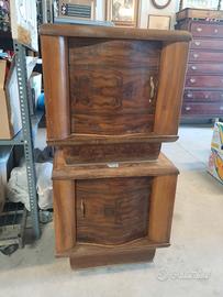 coppia comodini art decò 