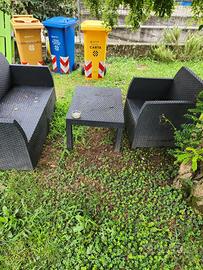 Salottino da giardino