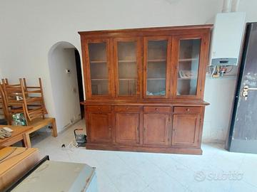 🪵 Vetrina / Credenza in vero legno massiccio