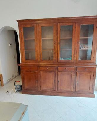 🪵 Vetrina / Credenza in vero legno massiccio