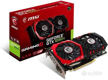 Scheda video MSI GeForce GTX 1050 Ti Gaming X 4G