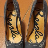 Scarpe Replay da donna blu con tacco