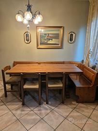 tavolo + cassapanca 