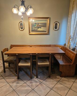 tavolo + cassapanca 