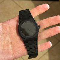 Orologio minimal nero, audemar piquet style