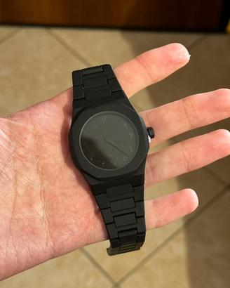 Orologio minimal nero, audemar piquet style