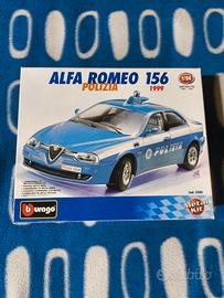 Modellino Alfa Romeo Polizia 156 da collezione