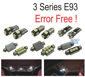 KIT 18 LAMPADE LED INTERNE BMW SERIE 3 E93 CABRIO 