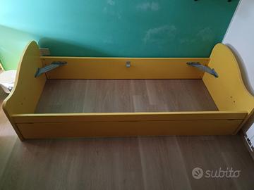 letto una piazza  