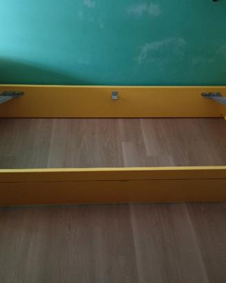 letto una piazza  