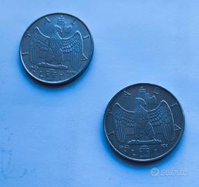 1940-42 Monete 1 lira Italia 