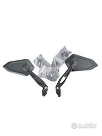 Set Specchietti Retrovisori Per Moto BMW F650, R850C - Omologati E, Con Adattatori E Filettatura M10/M8