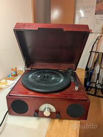 Giradischi stile vintage funzionante