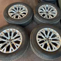 4 CERCHI 18 VW Touareg - 4 Gomme 235.65.18