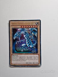 carta yu gi oh Drago bianco occhi blu 