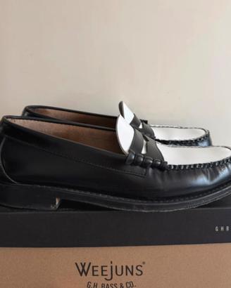 Mocassini Weejuns G.H. Bass & Co. nero/bianco