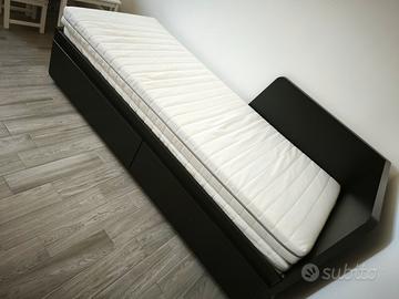 letto/divano flakke  Ikea nero