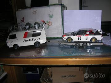 Set Audi TDC '83 Mouton 1/18 ottomobile cod. OT418