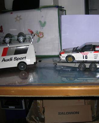 Set Audi TDC '83 Mouton 1/18 ottomobile cod. OT418
