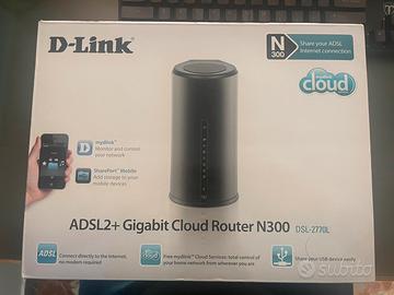 D-Link DSL-2770L ADSL2+ Gigabit Cloud Router N300