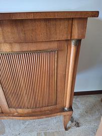 credenza in noce stile impero