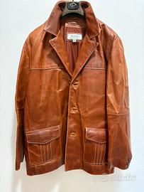 WILSONS LEATHER giacca pelle XL marrone