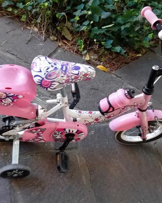 Bici bambina 12" con rotelle