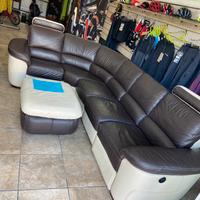 Divano eco pelle modulare