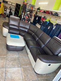 Divano eco pelle modulare