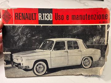 Uso e manutenzione Renault 8  R1130