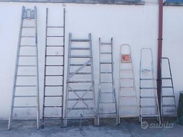 scale in metallo e in legno