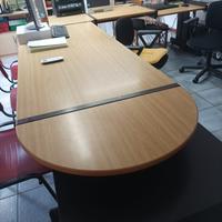 Scrivania Maxi TRAU + Cassettiera + 2 Sedie