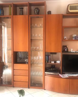 Mobile soggiorno legno ciliegio